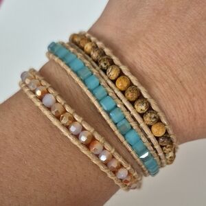 Handmade Beaded Wrap Bracelet By Victoria
